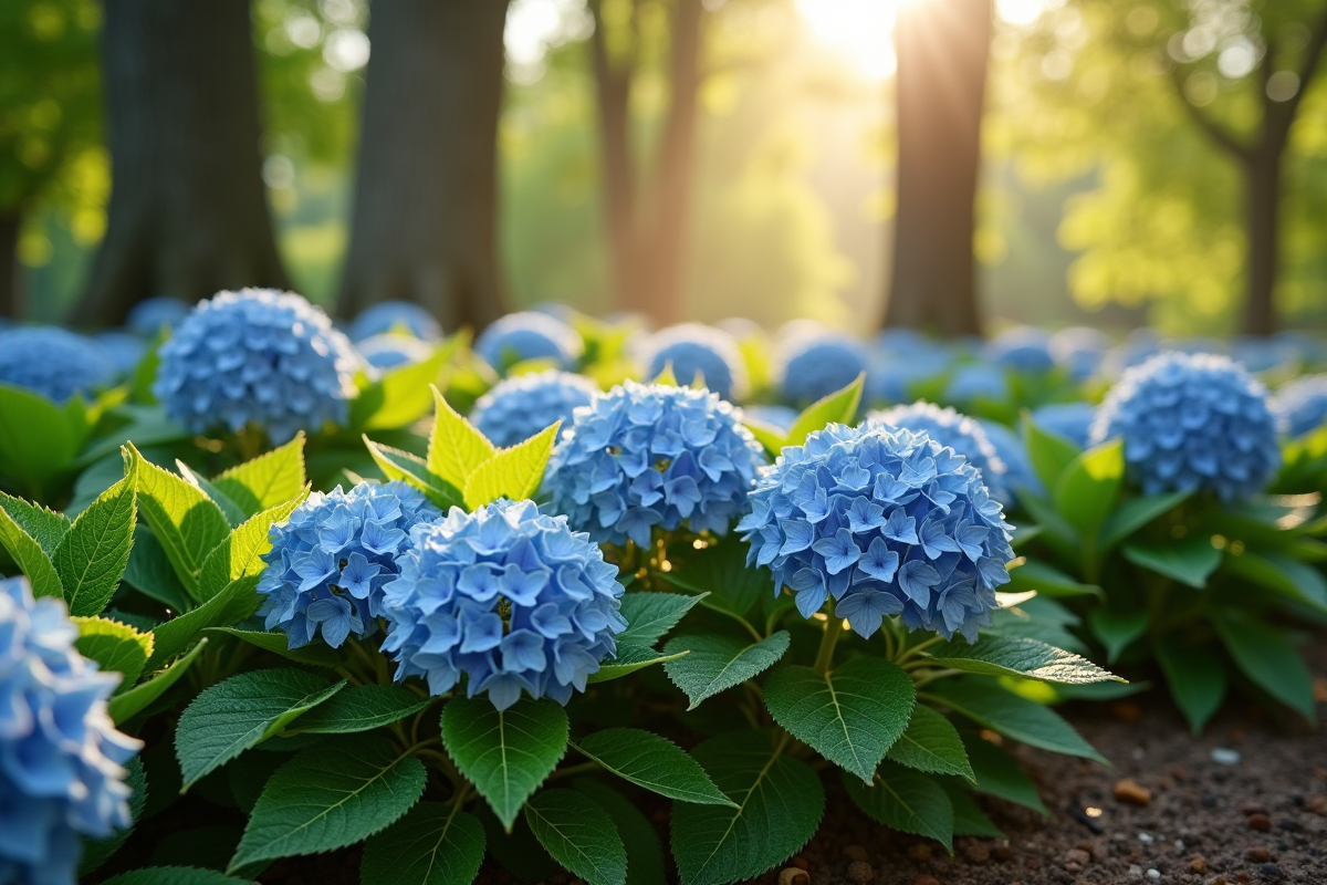 hortensias jardin